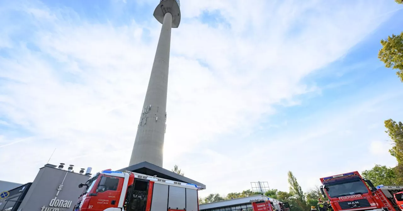 Feuer im Wiener Donauturm ausgebrochen