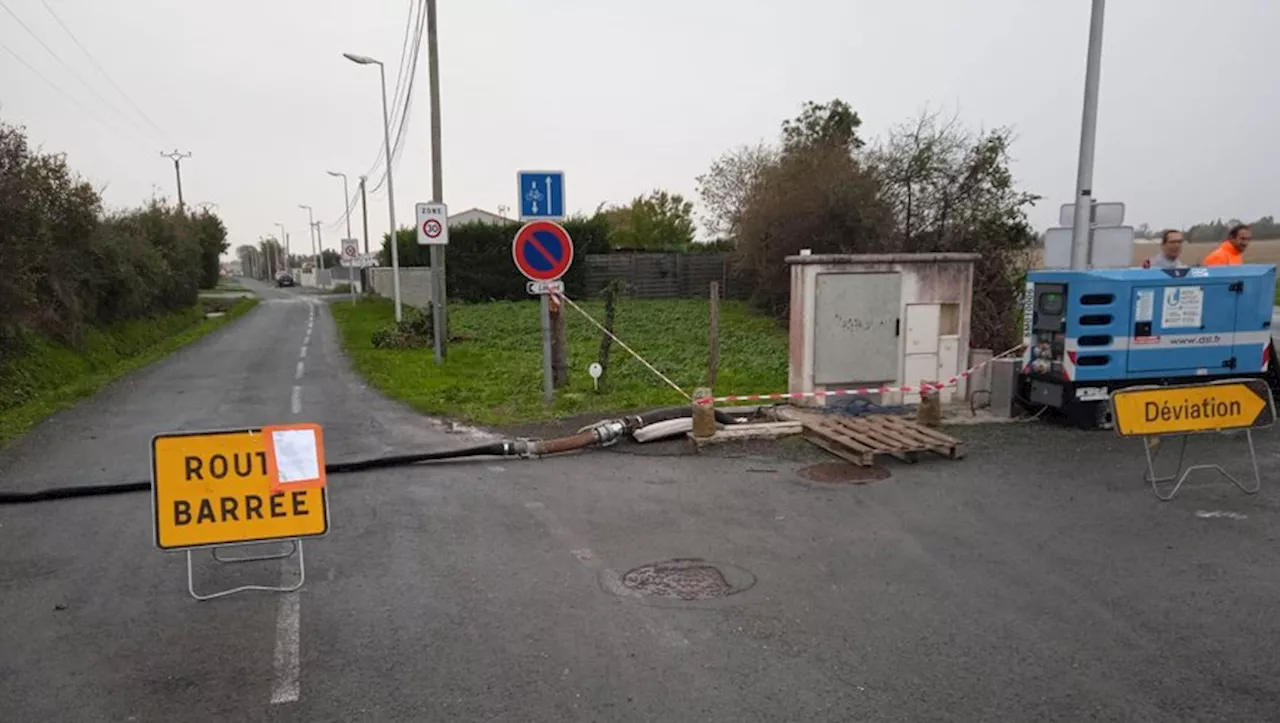 'Des excréments débordent chez les gens' : suite aux inondations, des égouts débordent en Charente-Maritime