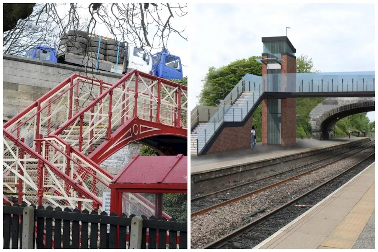 Garforth station: Historic rail bridge 'relocated to Kent' as construction continues on £6m Leeds Beacon Bridge