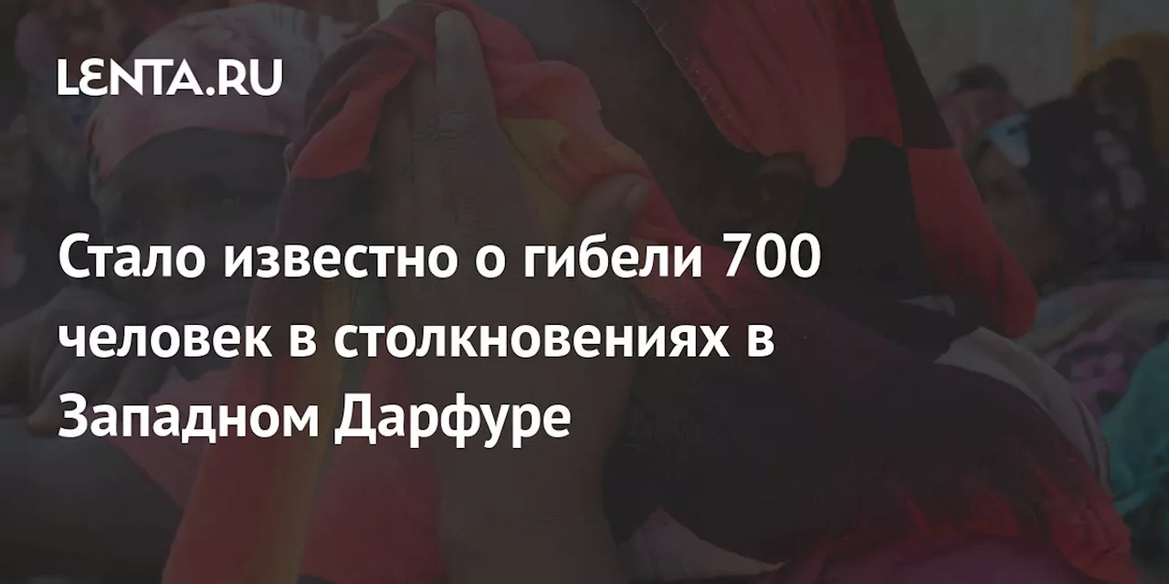 Суданская армия и СБР: около 700 погибших в столкновениях в Западном Дарфуре