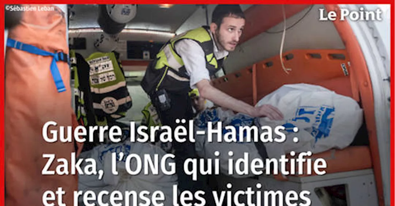  Guerre Israël-Hamas : Zaka, l'ONG qui identifie et recense les victimes