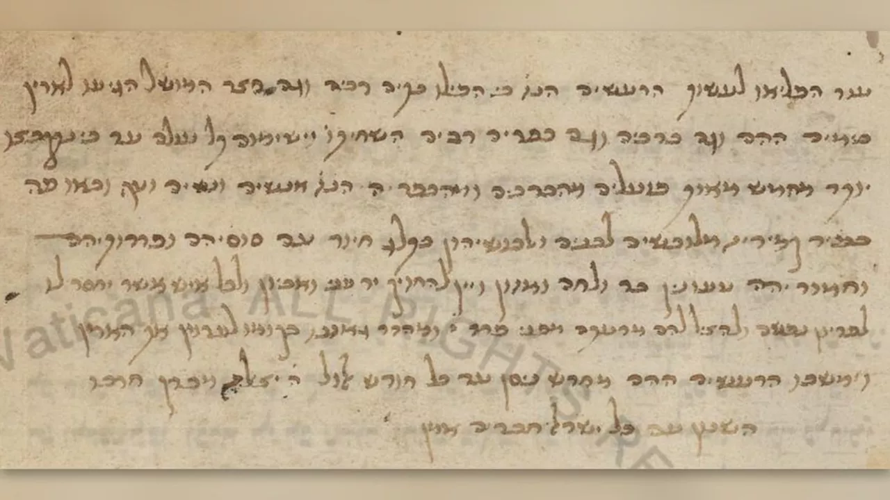 500-year-old Hebrew note reveals 'lost' earthquake swarm in Italy