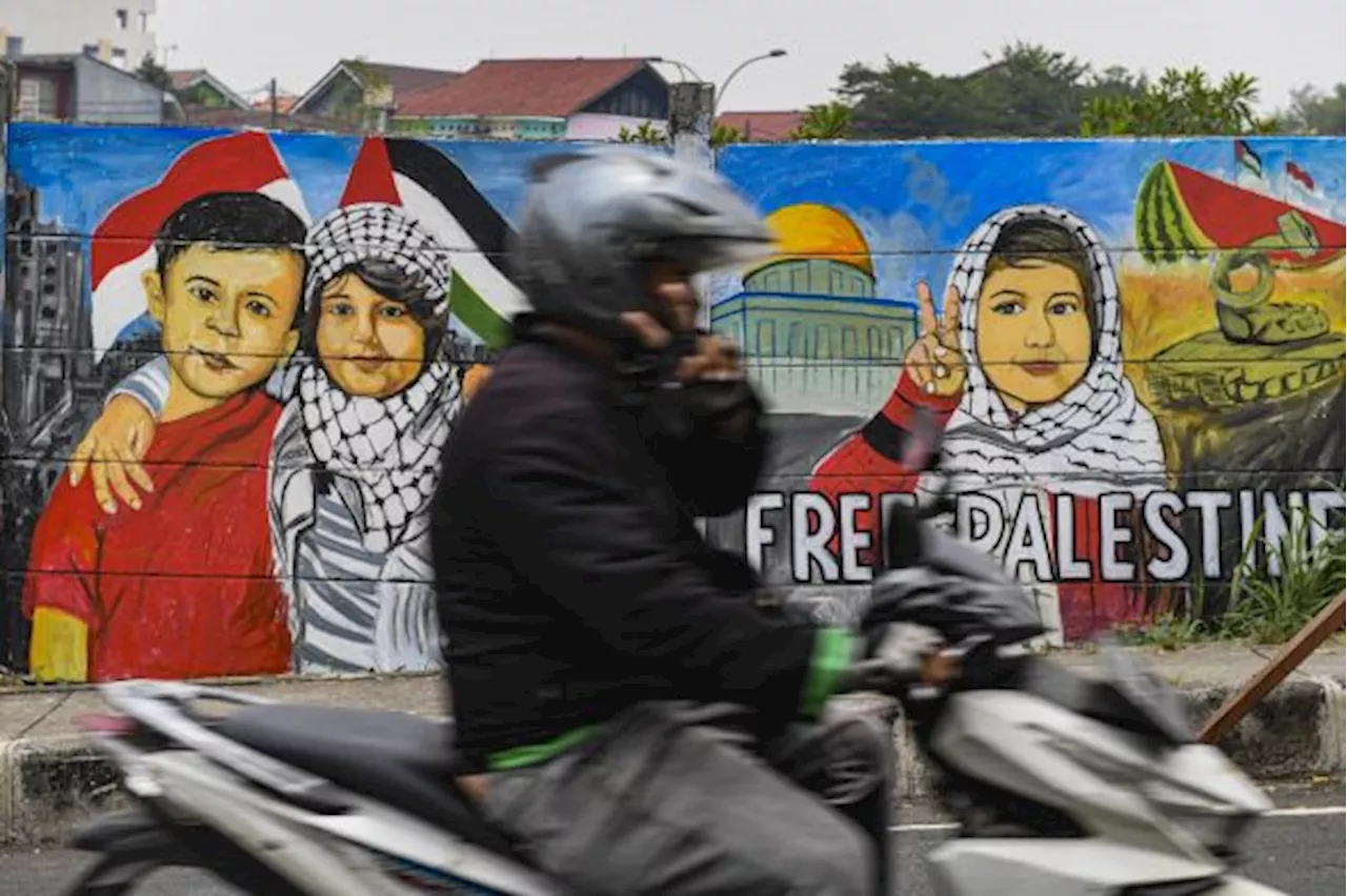 Mural Dukungan Terhadap Rakyat Palestina di Depok