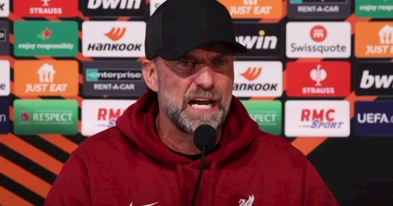 Jurgen Klopp Unhappy with Noisy Press Conference in Toulouse