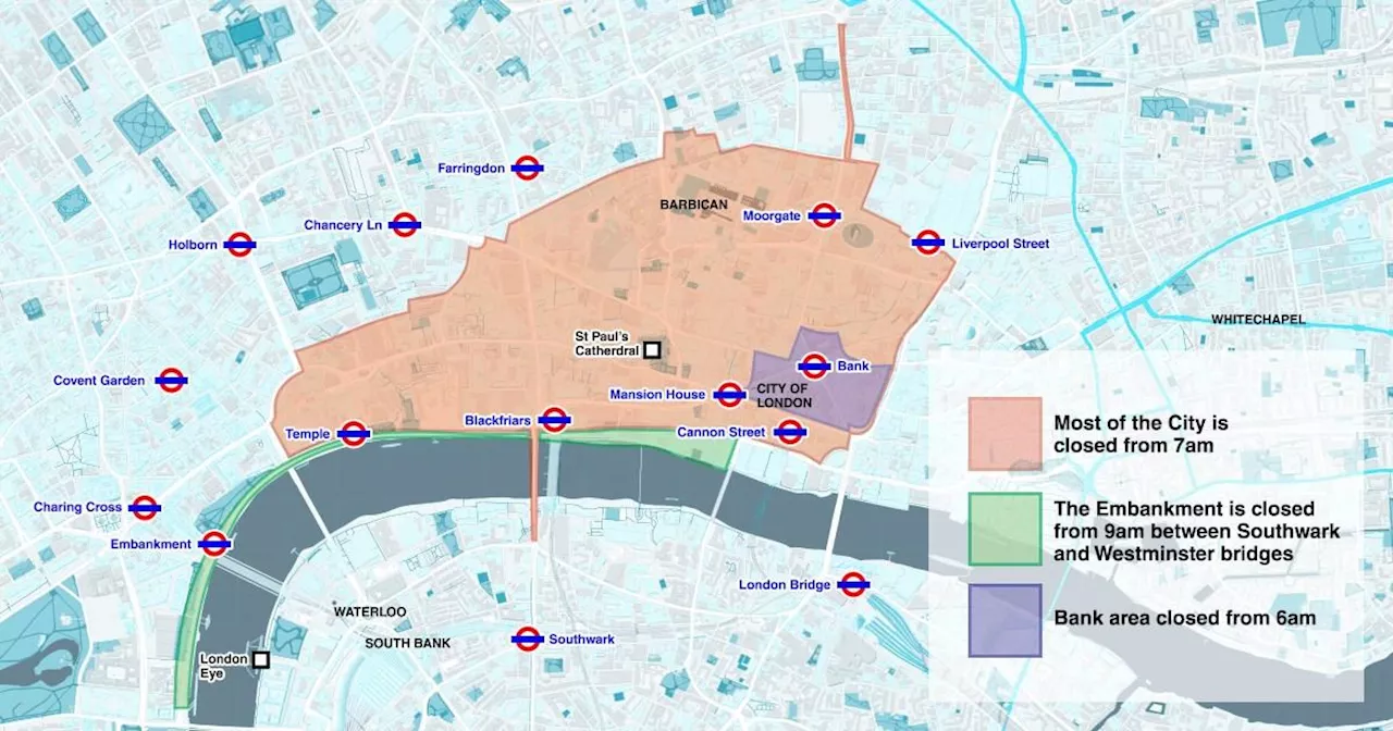 Road and Tube line closures in London this weekend revealed