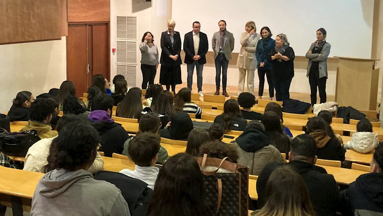 Le maire de Connaux exhorte les élèves du lycée Einstein à postuler dans les collectivités locales