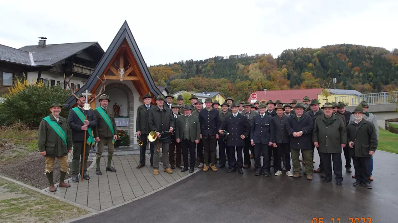 Rabensteiner Jägerschaft feierte Hubertusmesse