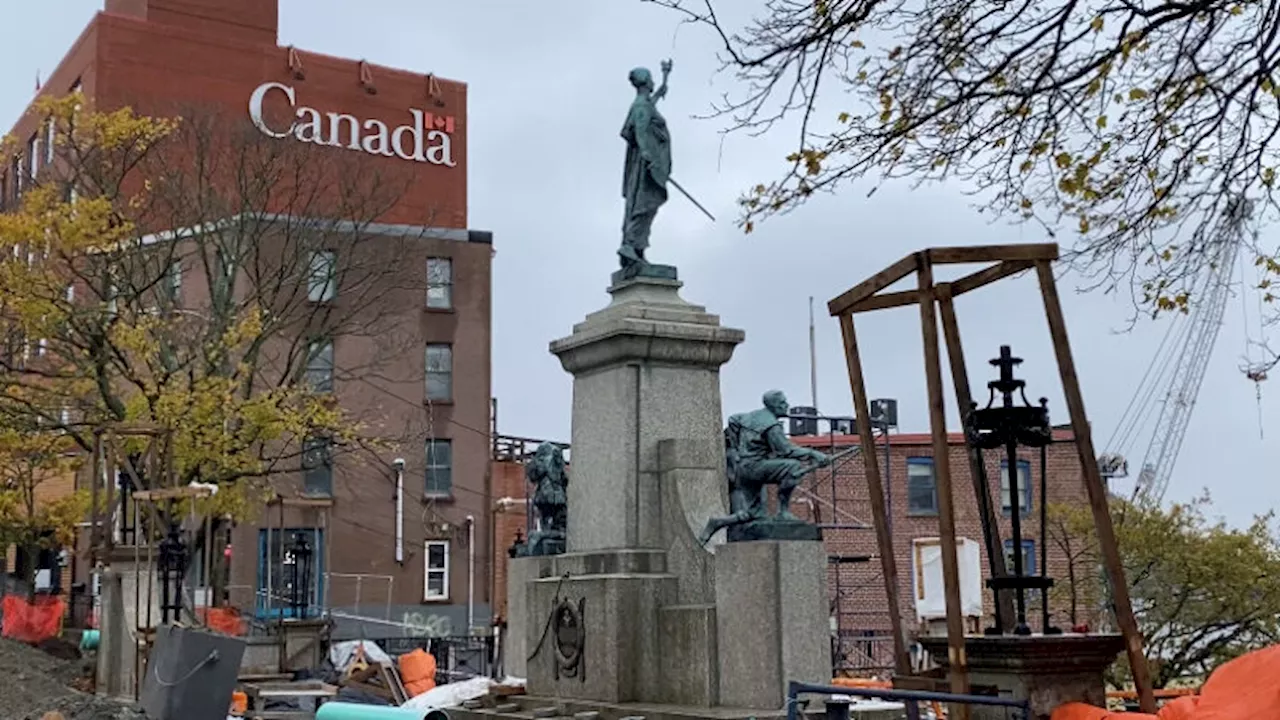 Remembrance Day Ceremony Moves as Construction at War Memorial Continues