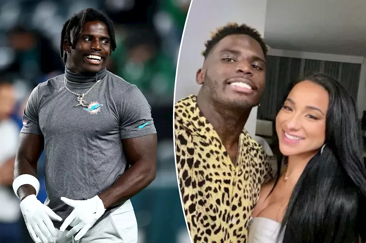 Tyreek Hill marries longtime fiancée Keeta Vaccaro on Dolphins' bye week