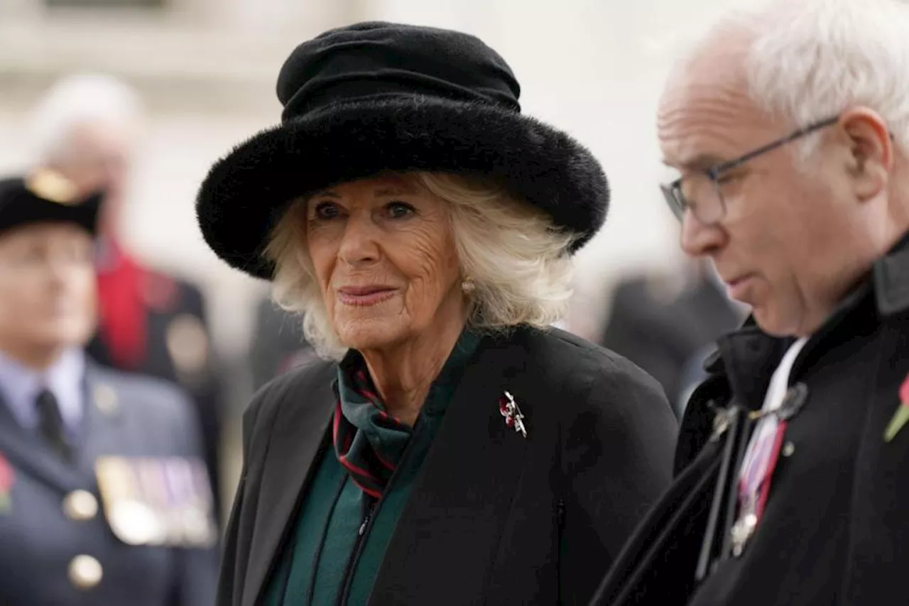 Camilla pays tribute to nation’s war dead ahead of Remembrance Day