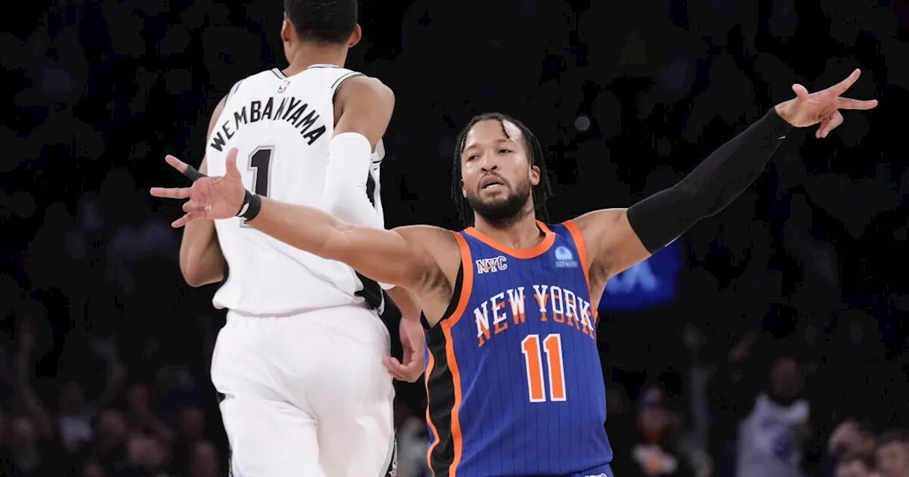 Mal debut de Wembanyama en Madison Square Garden; Knicks aplastan a Spurs