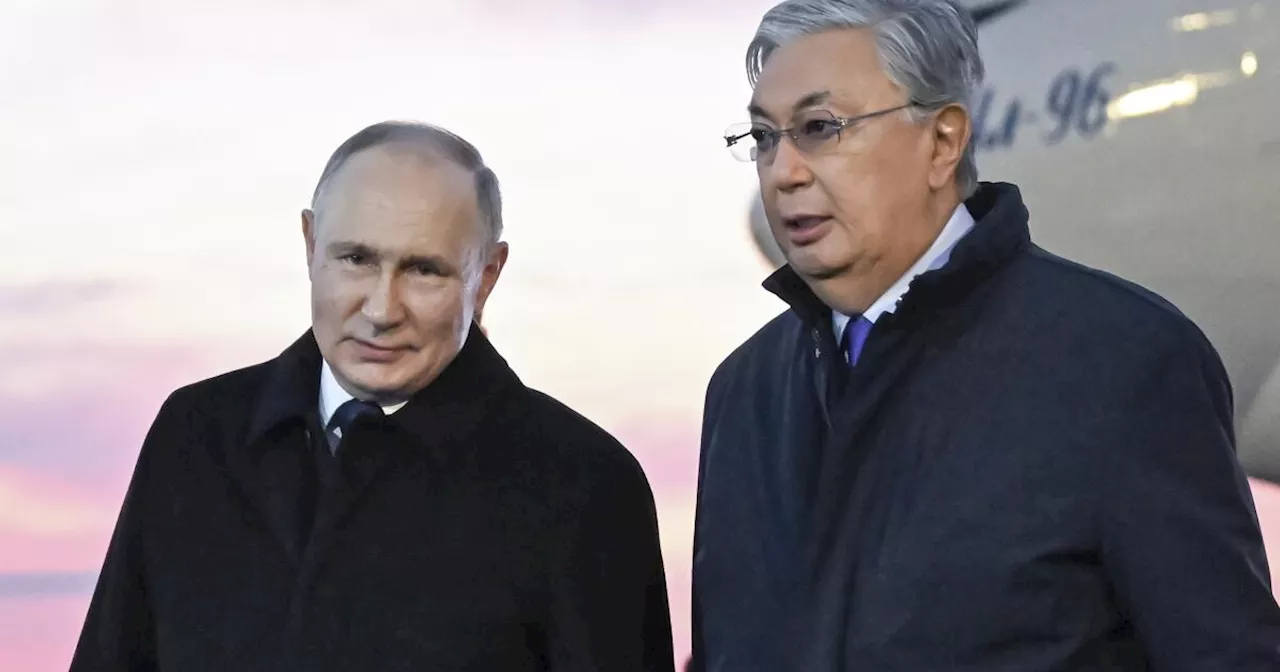 Putin visits Kazakhstan, part of his efforts to cement ties with ex-Soviet neighbors