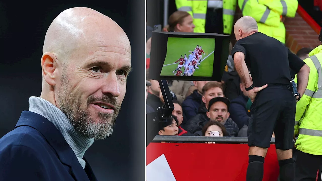 Man Utd manager Erik ten Hag says big decisions are going against his side