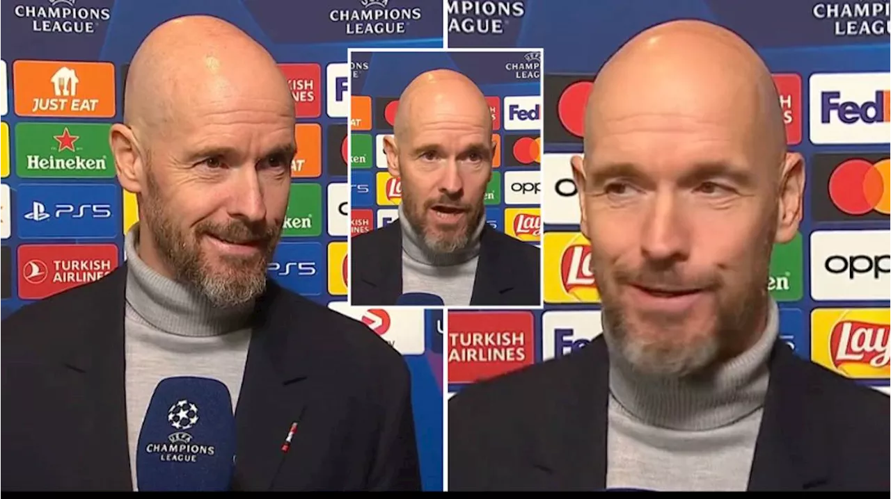 Man Utd manager Erik ten Hag blames officials in post-match interview following controversial Copenhagen loss