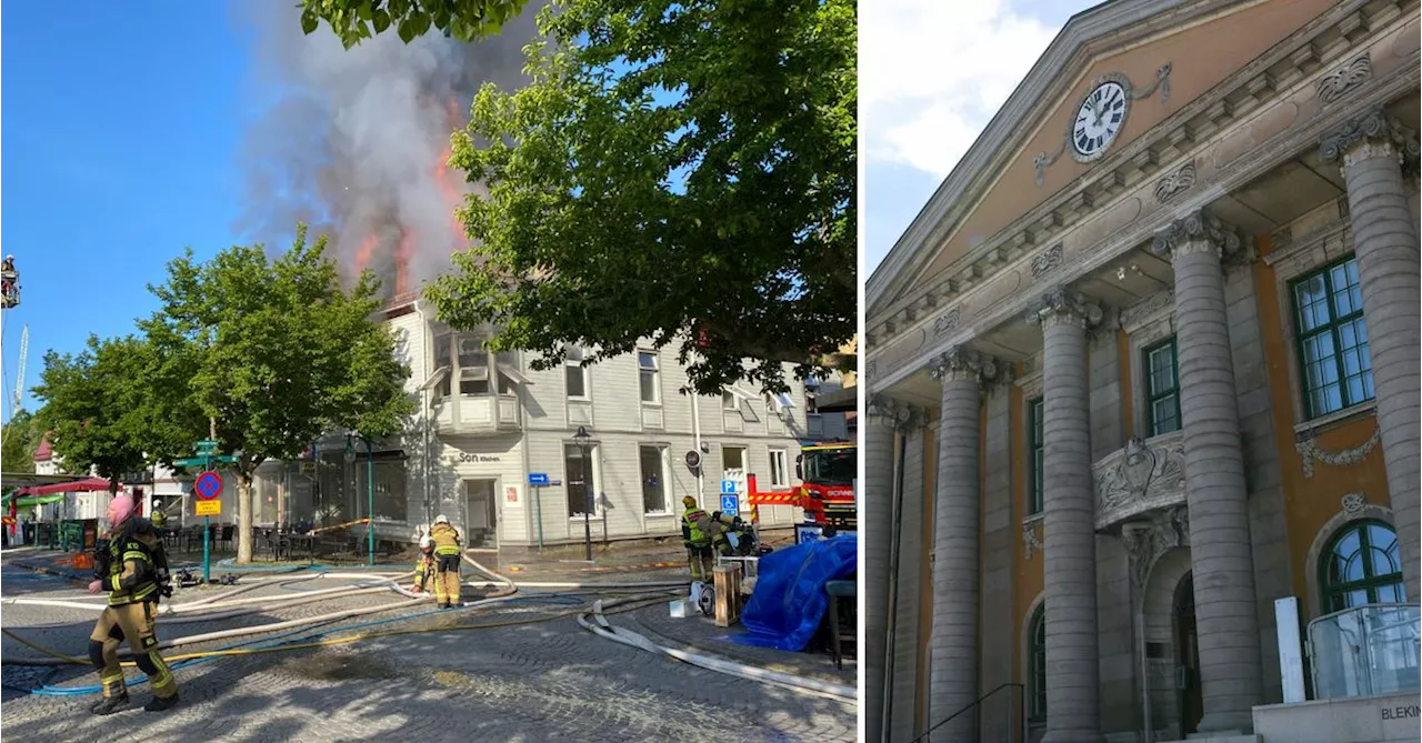 Efter storbranden i Ronneby – nu åtalas misstänkt pyroman