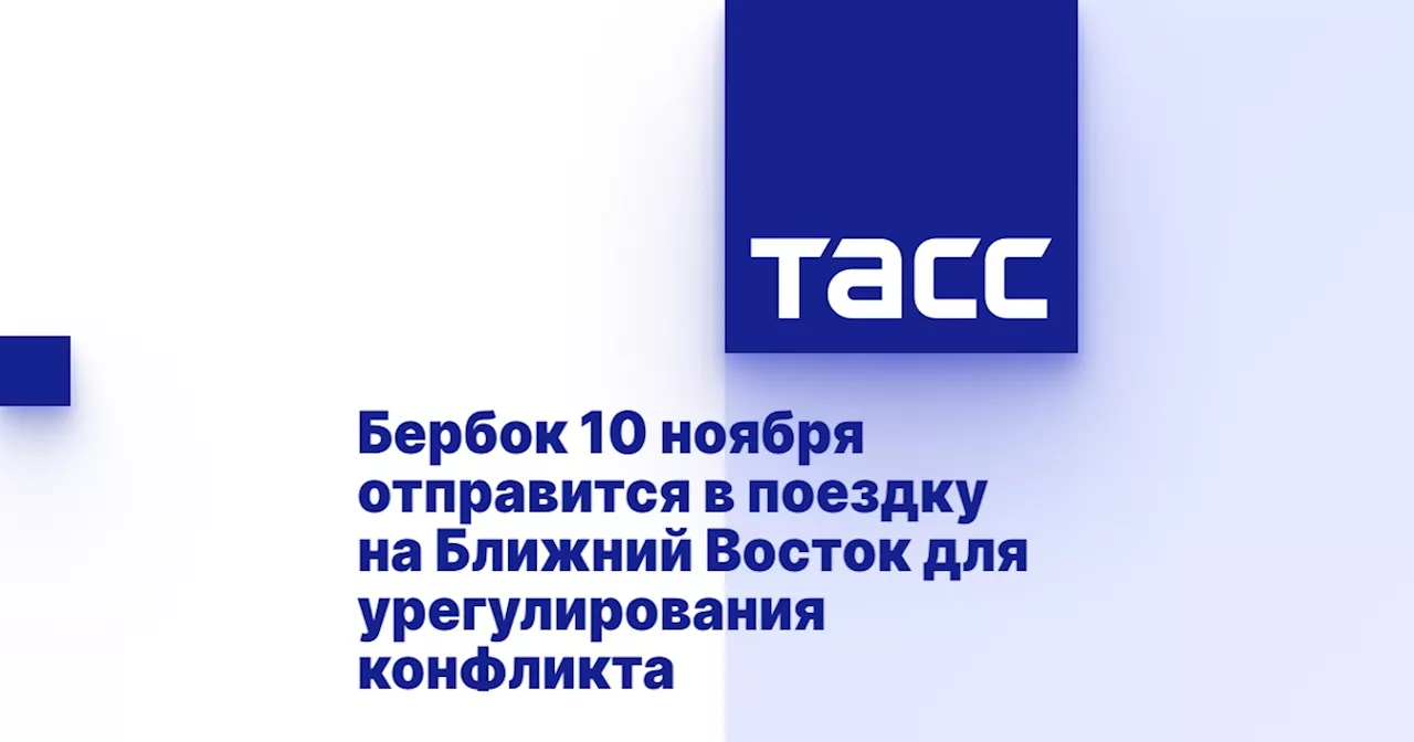 Бербок 10 ноября отправится в поездку на Ближний Восток для урегулирования конфликта