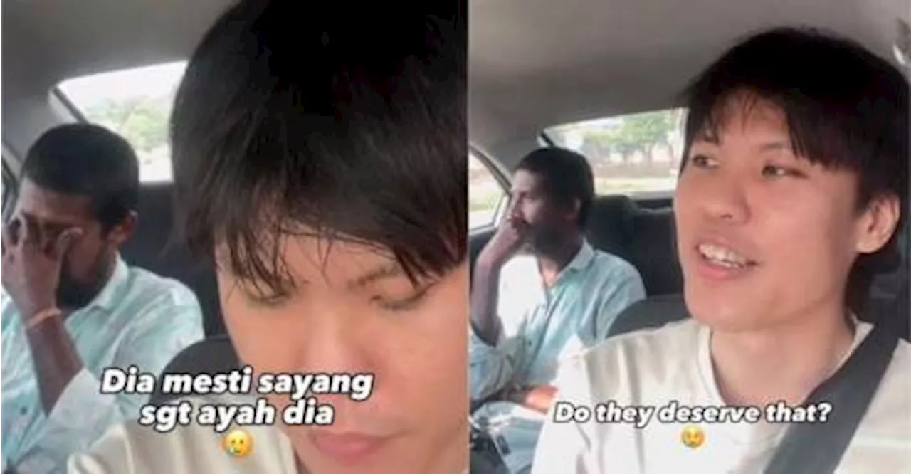 M’sian e-hailing driver comforts foreign passenger who lost his father