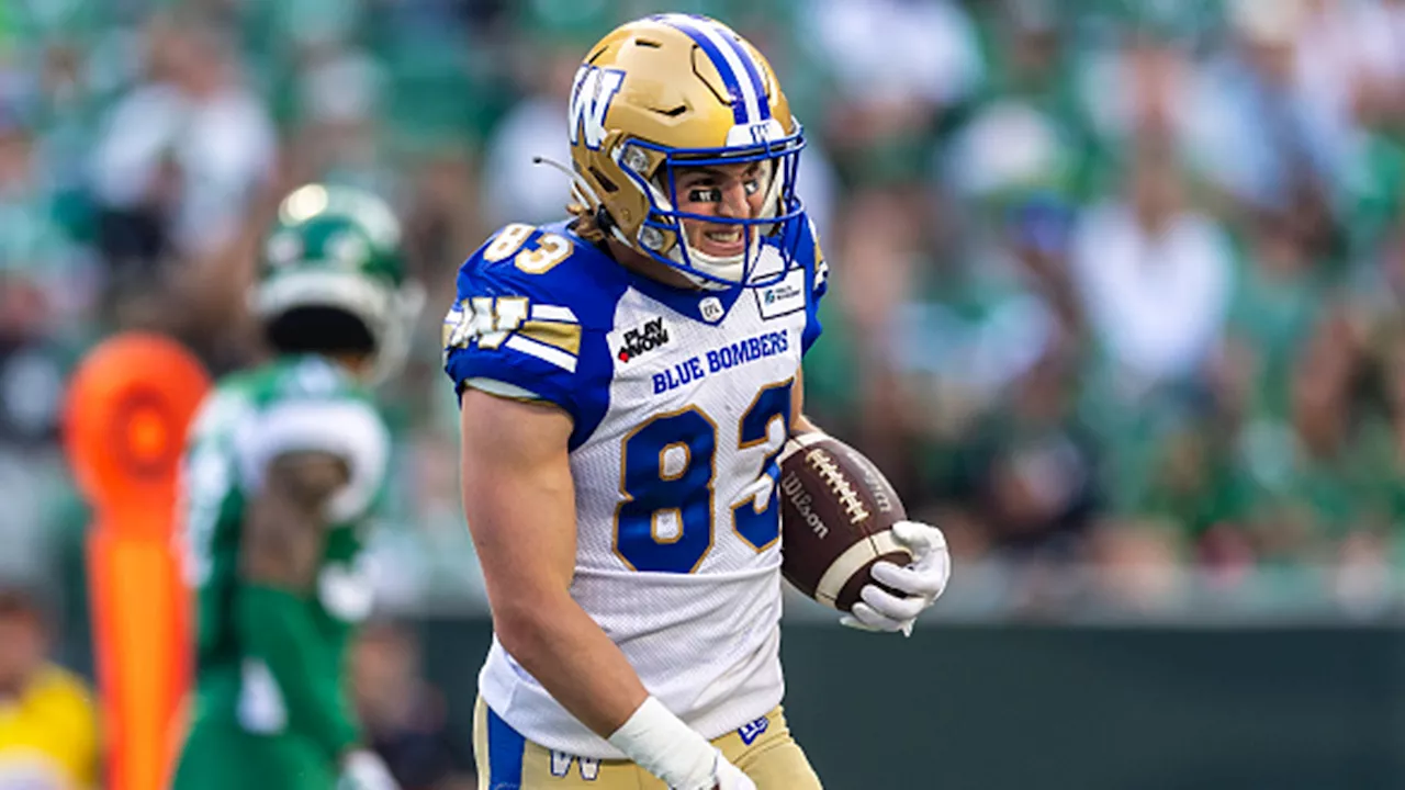 Bailey, Demski, Schoen, miss Blue Bombers practice on Wednesday