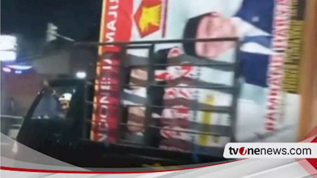 Viral Video Truk Agen Elpiji Pertamina Angkut Baliho Prabowo-Gibran di Jember