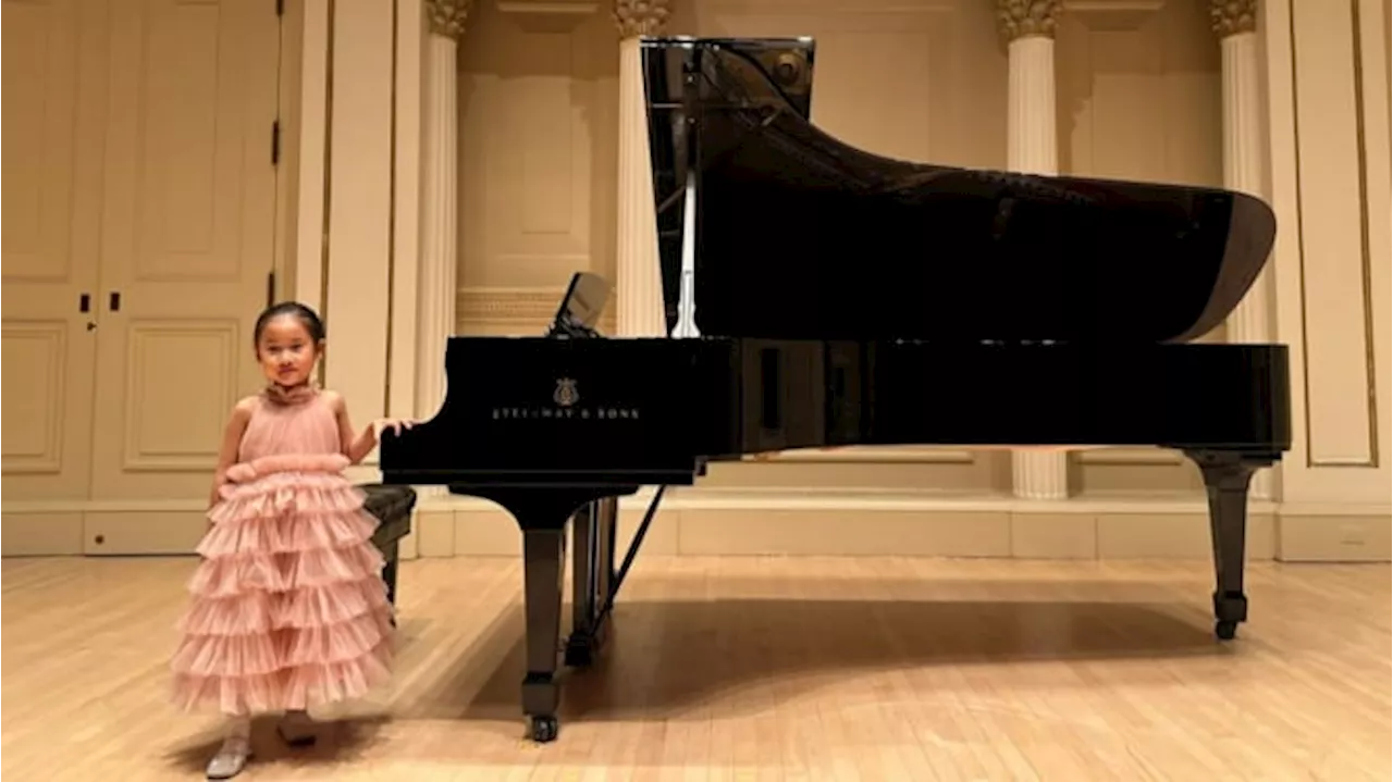 Bakat Luar Biasa Nara Thalia Ramli, Bermain Piano di Carnegie Hall pada Usia 5 Tahun