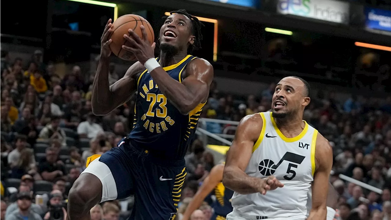 Nesmith leads six Pacers in double figures as Indiana pulls away from Utah 134-118