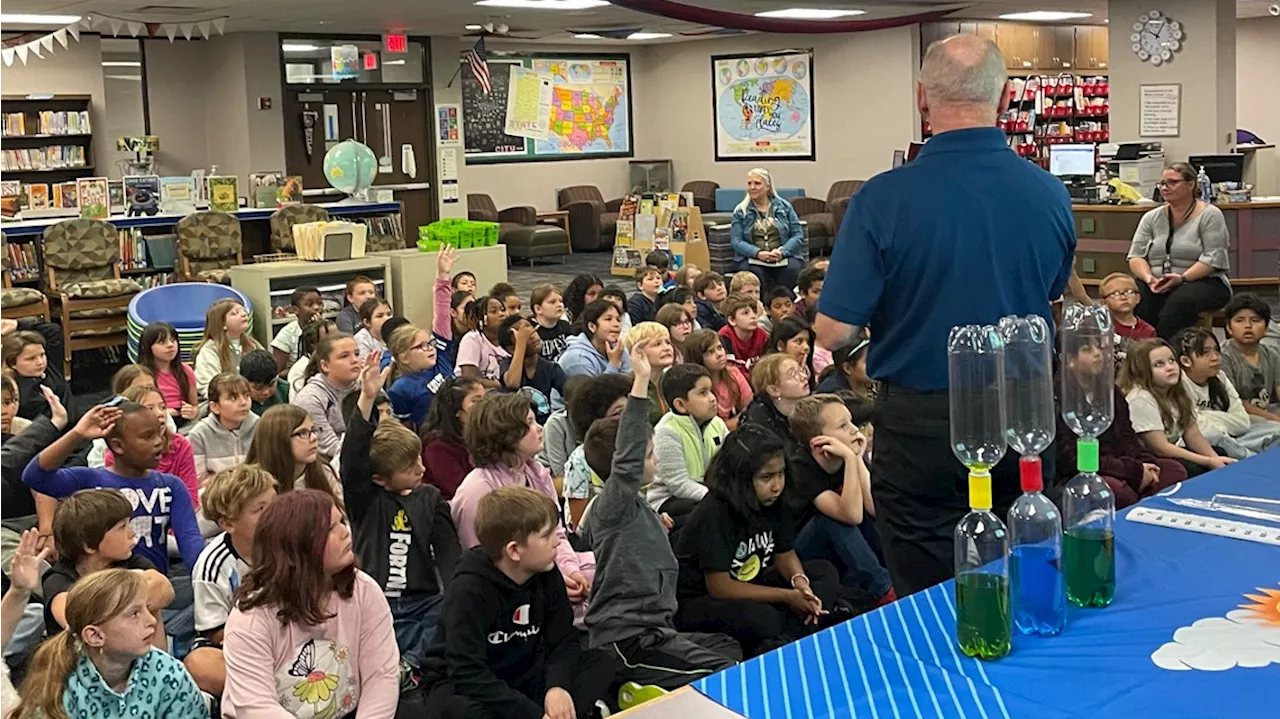 Stout Field Elementary visited by 13 Weather Academy