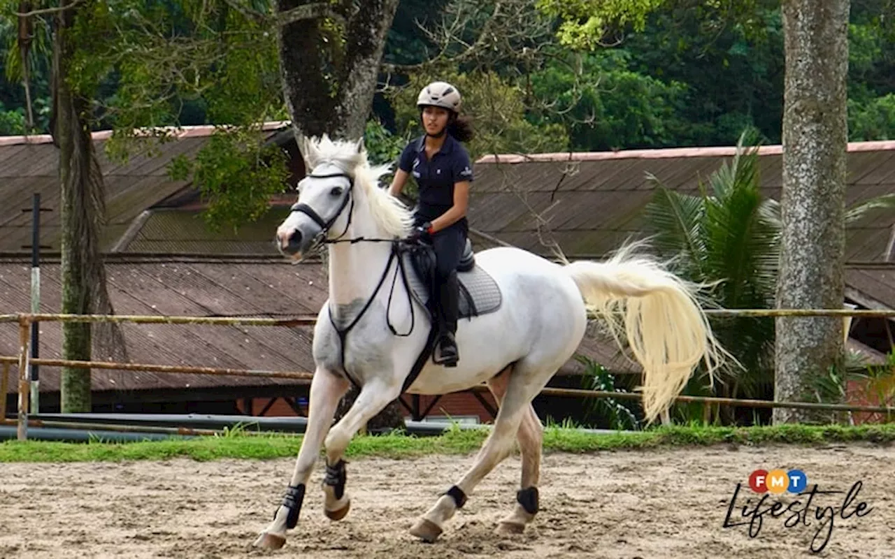 16-Year-Old Arysha Haya Kanda Makes History in Equestrian Sports