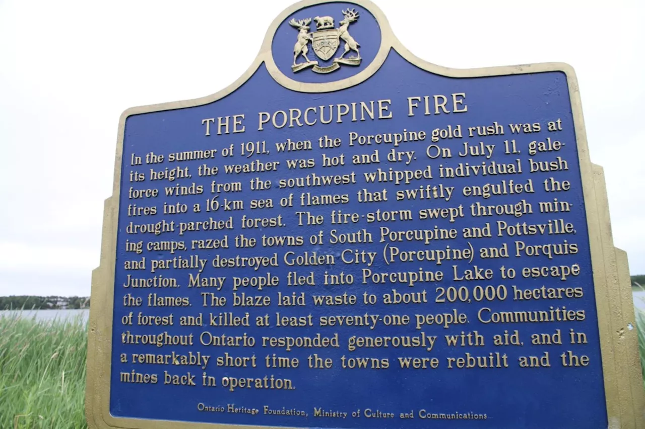 History Repeats Itself: Commemorating Great Fires on Ontario's Back Roads