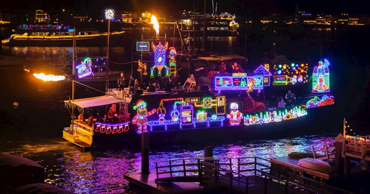 Christmas Boat Parade in Newport Harbor