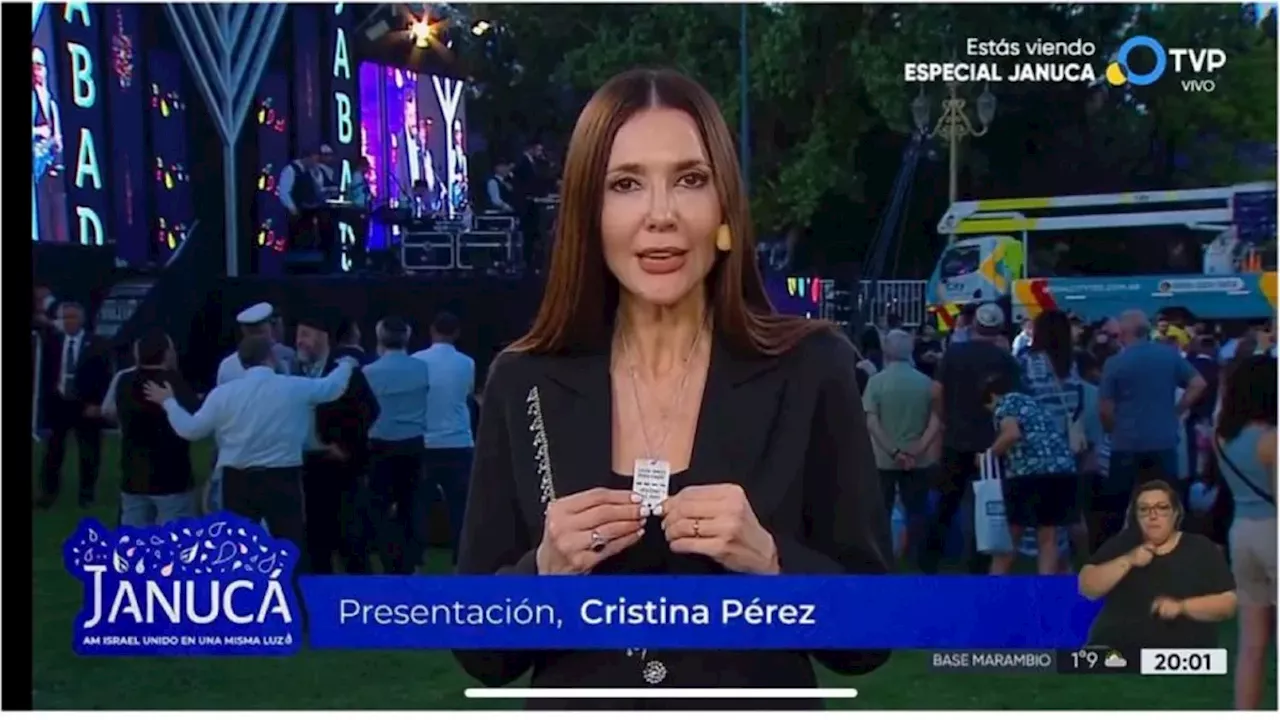 Cristina Pérez debuta en la TV Pública tras renunciar a Telefe