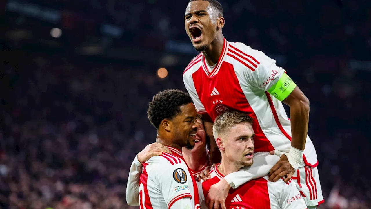 Ajax wint op zeer overtuigende wijze en overwintert in Europa