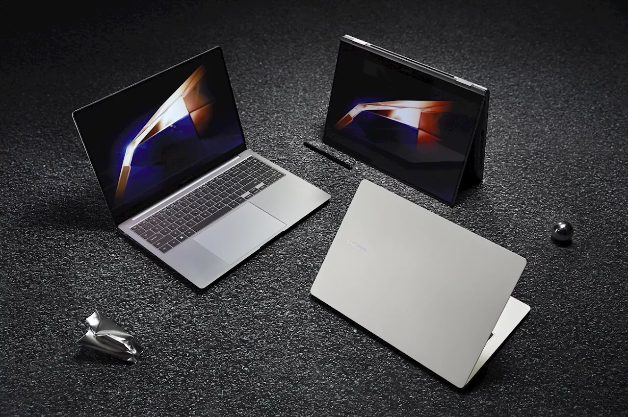 Samsung släpper Galaxy Book 4-serien. Med nya Intel Core Ultra.