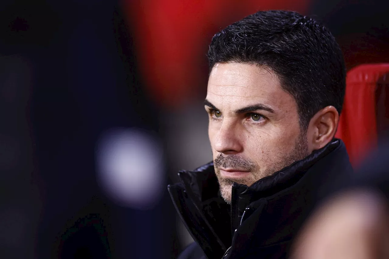 Mikel Arteta slipper straff