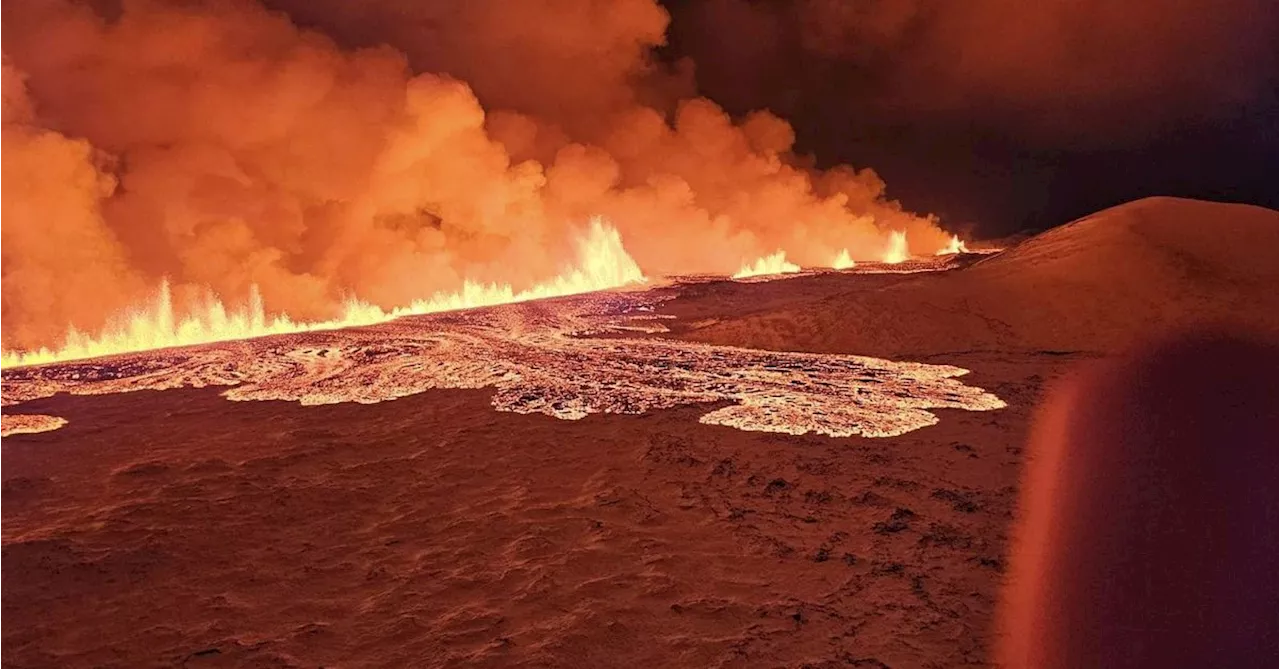 Volcanic Eruption on Iceland's Reykjanes Peninsula