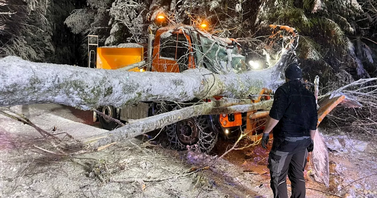  Wintereinbruch legte das halbe Land lahm