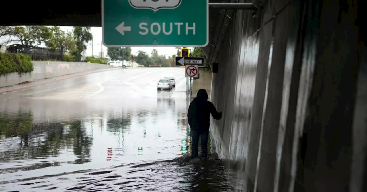 Heavy Rainfall Causes Flooding in Santa Barbara and Oxnard