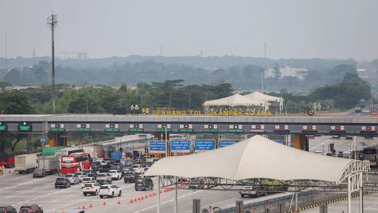 Puncak Arus Mudik Natal, Tol Jakarta-Cikampek Masih Lengang