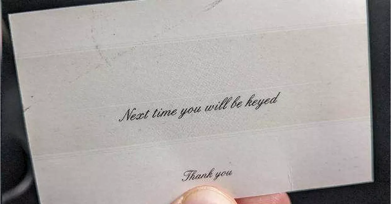 Mysterious Printed Card Accuses New Zealand Resident of Bad Parking