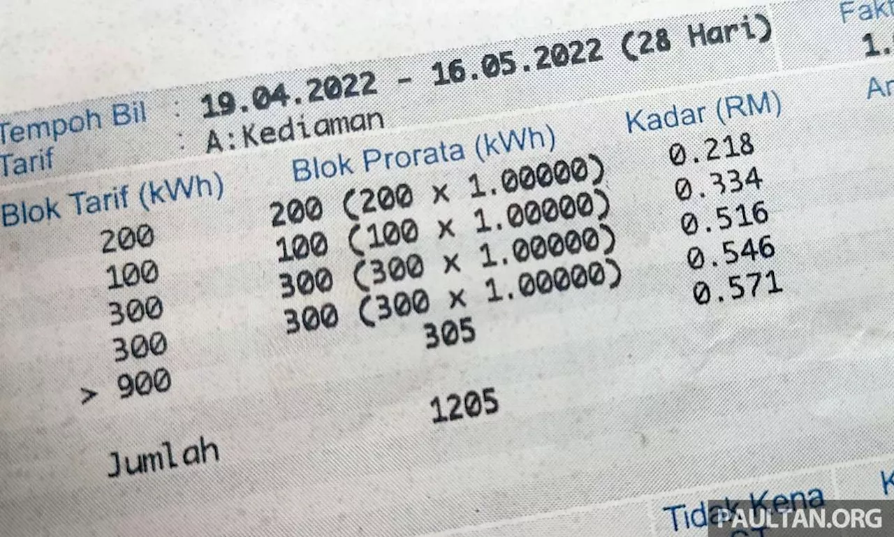 Electricity price hike in Malaysia from Jan 1, 2024 – charging EV at home to be up to 6% more expensive