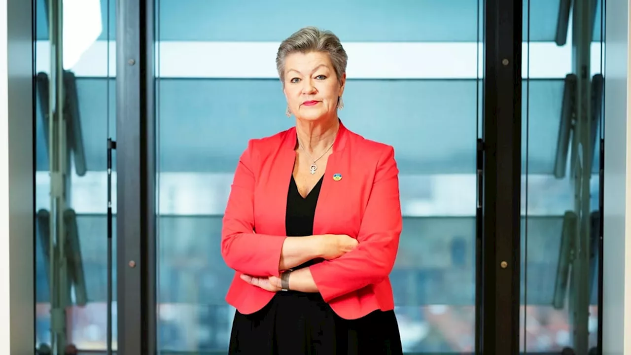 EU: Jessika Roswall (M) favorit att ersätta Ylva Johansson.