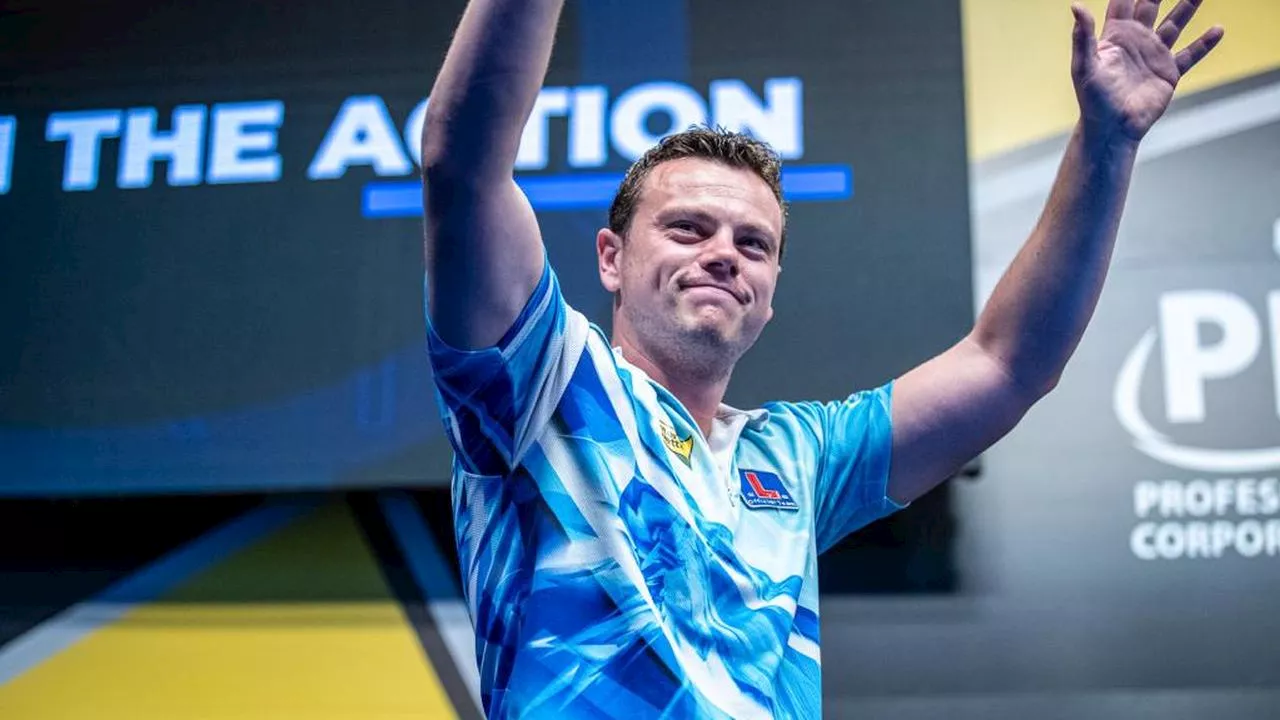 Jeffrey de Graaf als Zweed op WK darts: 'Die vlag brengt geluk'