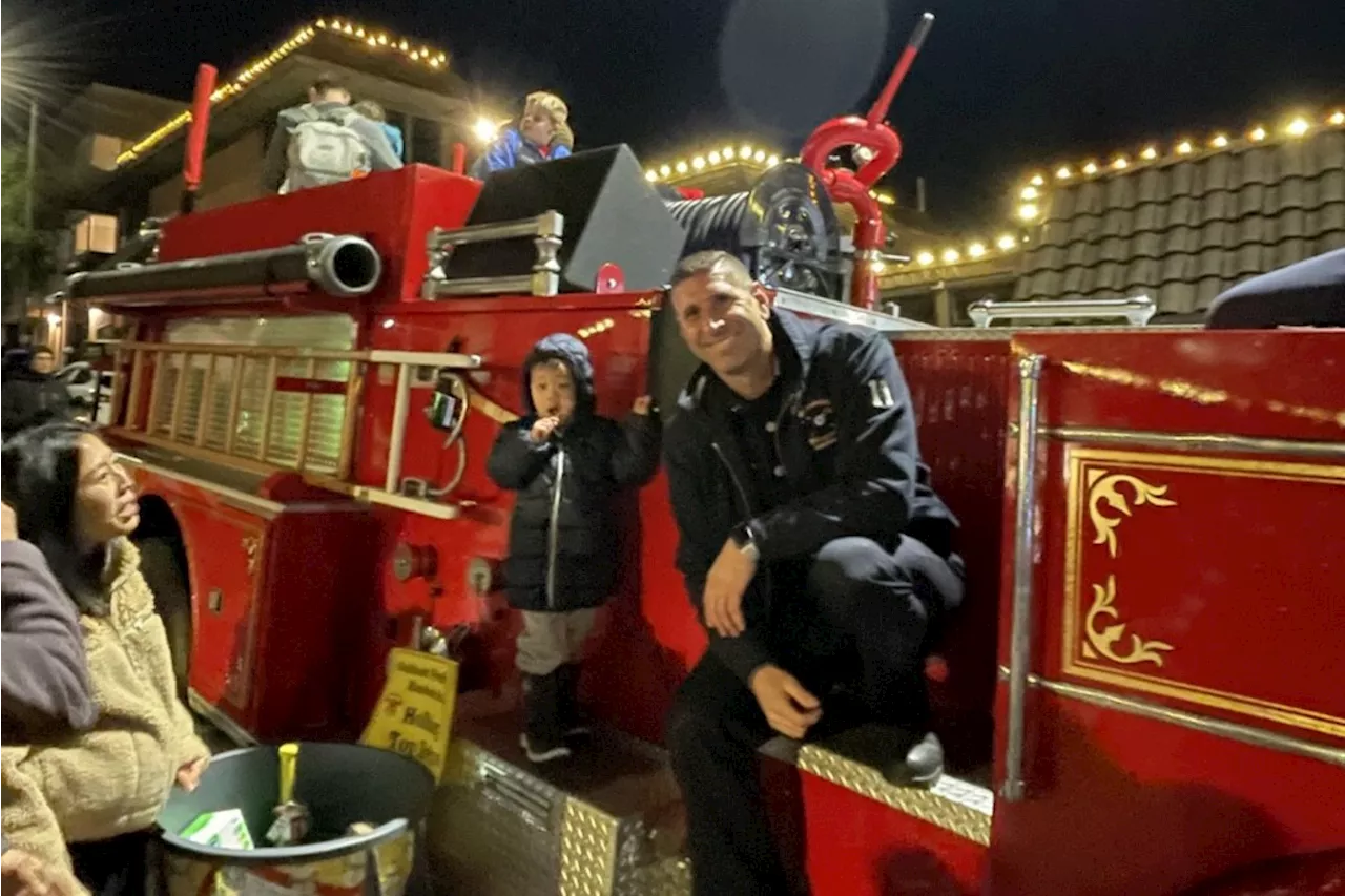 Oakland Firefighters Bring Holiday Joy to Underprivileged Kids