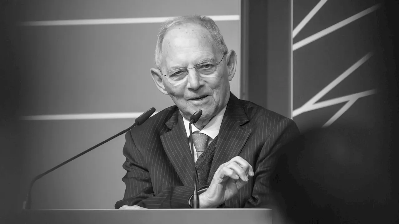 Wolfgang Schäuble: Ein Politiker, der die Demokratie verkörpert