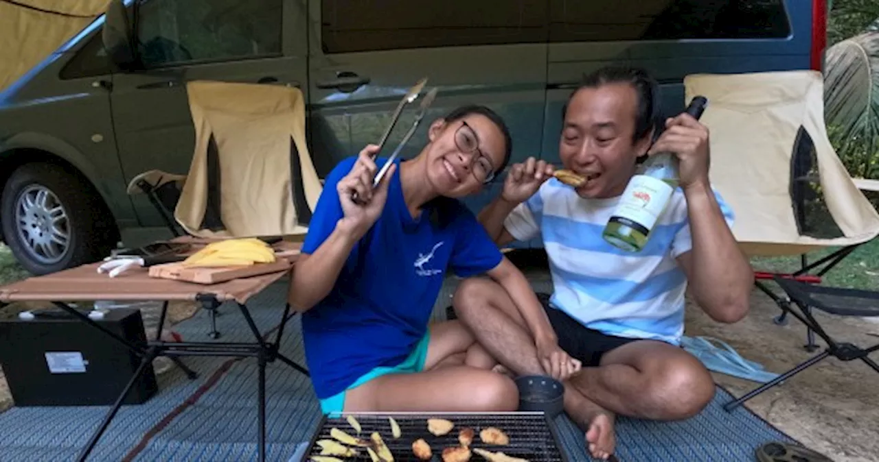 Singaporean couple who quit jobs to travel in campervan reveal the good and bad of living off-grid