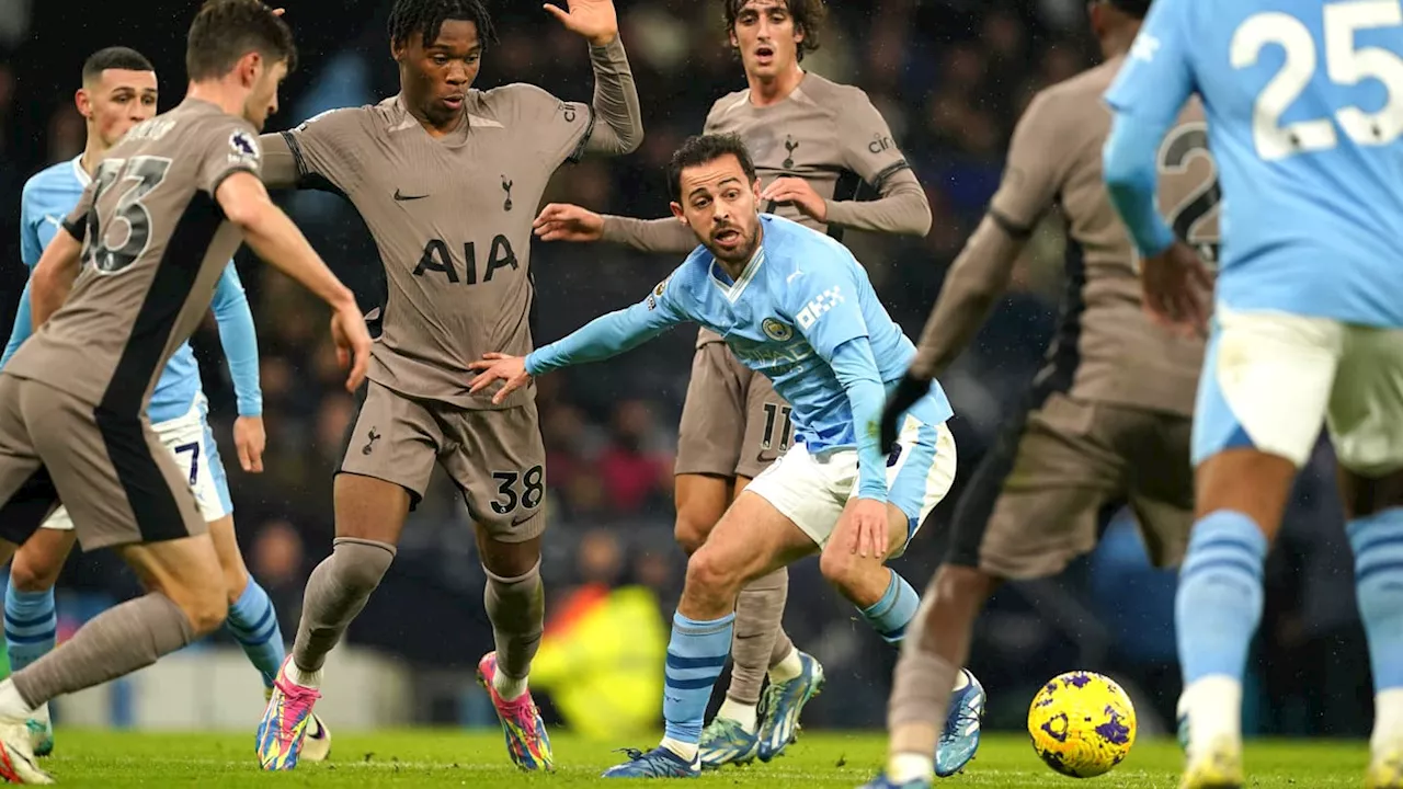 Encore un choc spectaculaire en Premier League, Manchester City accroché par Tottenham