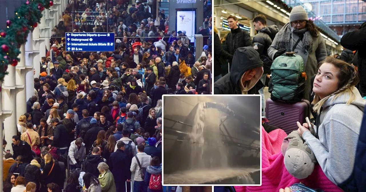 Train tunnel flood ruins New Year's Eve plans for thousands