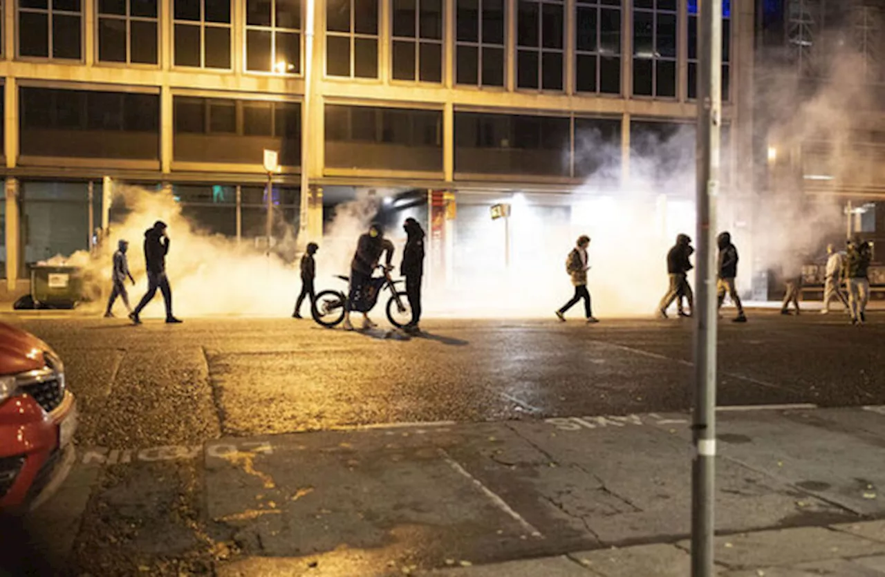 Violence Erupts in Dublin's O'Connell Street