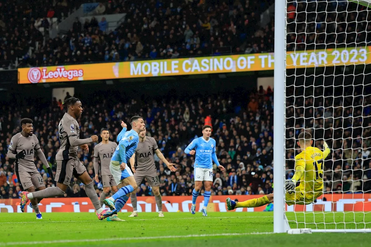 Voetbalfeest in Manchester krijgt geen winnaar: Spurs steelt punt bij City