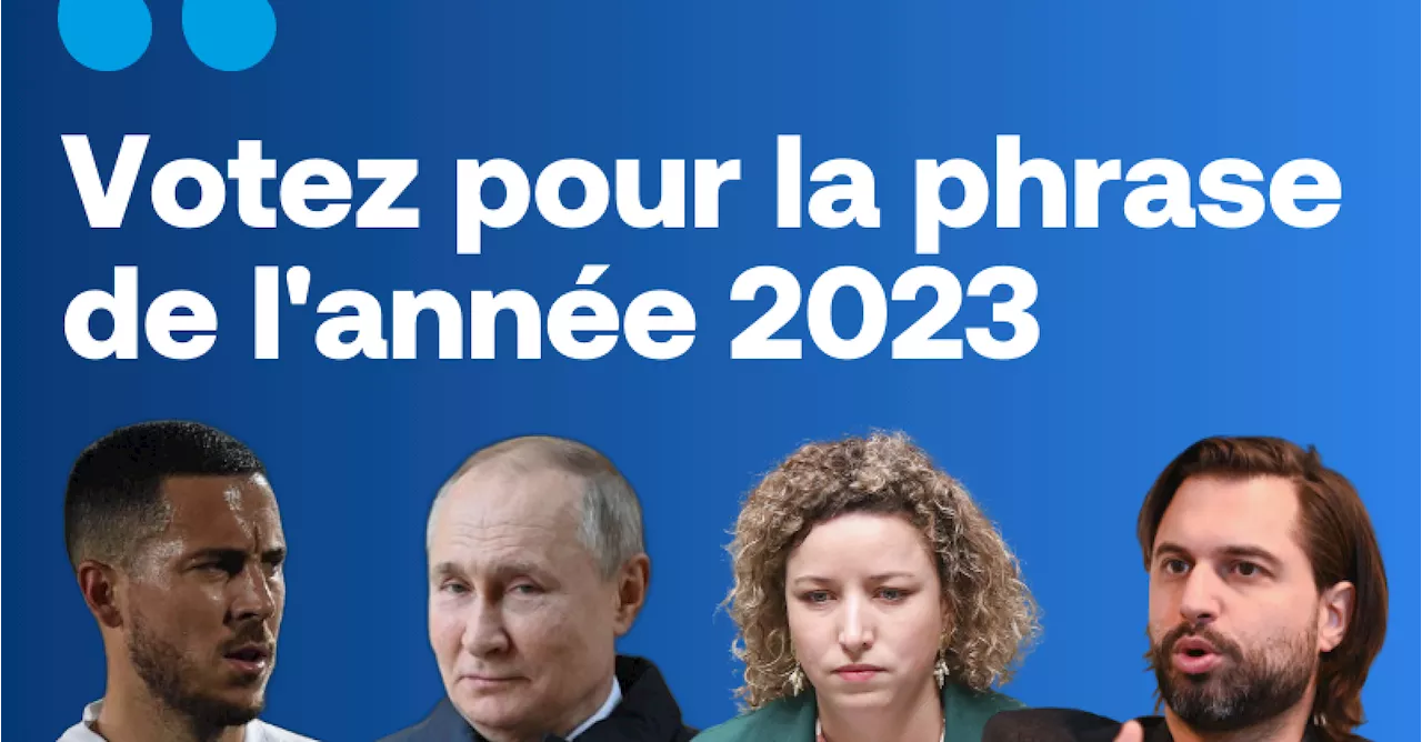 Quelle sera la phrase de l’année 2023 ? Votez !