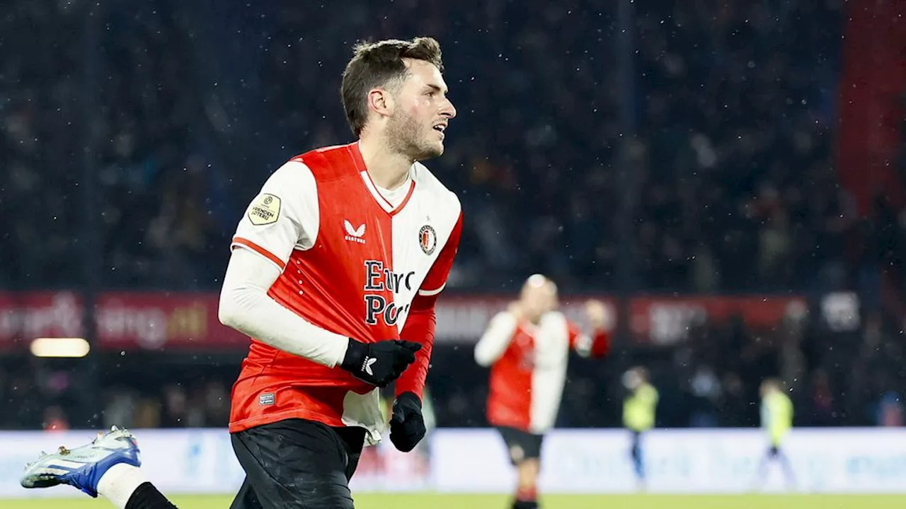 Feyenoord in slotfase langs Volendam • Gimenez en Paixão scoren in blessuretijd